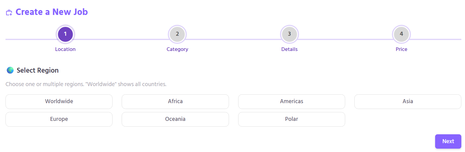 Posting jobs illustration